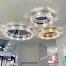 Ljojo Luxury Gold Crystal Chandelier Ceiling Light for Home Decor