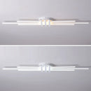 Ljojo 110x22cm Modern LED Ceiling Lights for Bedroom Living Room in Black/White