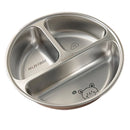 Ljojo 3-Grid Stainless Steel Kids Food Plate - Cute & Durable Divided Dish