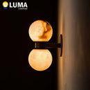 Marble Wall Lamp Bedroom Sconce - Modern Minimalist Designer Light by Ljojo