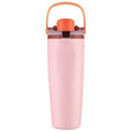 Ljojo 30oz Insulated Water Bottle with Straw - Vacuum Thermos Cup for Hot/Cold Drinks