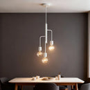 Nordic Chandelier Pendant Lamp for Bedroom with 3 Bulbs Hanging Light by Ljojo