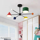 Ljojo Macaron Geometric Chandelier for Restaurant, Nursery, Kitchen Island