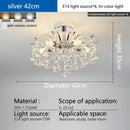 Modern Crystal Luxury E14 LED Lights Chandelier For Living Room Bedroom Pendant Lamp by Ljojo
