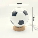 Football LED Creative Gift Table Lamp Kids Fans Boys Girls Bedroom Bedside Decor - Ljojo