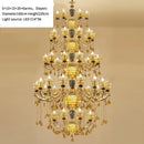 Ljojo Luxury Crystal Chandelier Lamp for Living Room Bedroom Decor Atmosphere Lighting