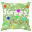 Ljojo LED Christmas Snowflake Pillowcase - Festive Home Decor & Party Accent