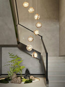 Ljojo Luxury Crystal Ball Chandelier for Modern Living Room Lighting