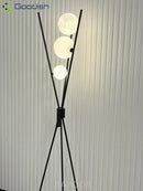 Modern Hand-Knitted Bubble Ball LED Floor Lamp for Bedroom Decor by Ljojo