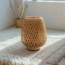 Bamboo-Woven Lamp Handmade Craft Table Lamp Bedroom Study Decor Ljojo