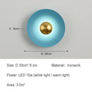 Ljojo Modern Led Wall Light Nordic Creative Color Living Room Iron Wall Lamp
