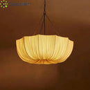 Ljojo Japanese Wicker Ratten Umbrella LED Pendant Light Chandelier for Home Decoration