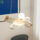 Nordic Airplane LED Pendant Light Cute Cartoon Chandelier for Home Decor by Ljojo