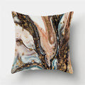 Ljojo Marble Ocean Sea Pattern Polyester Throw Pillow Cover - Home Sofa Decor