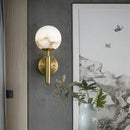 Ljojo Marble Copper Planet Wall Lamp for Bedroom and Living Room Decor