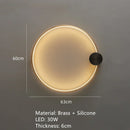 Nordic Brass Ring LED Wall Lights | Art Deco Sconce for Home & Dining Room By Ljojo