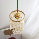 Japanese Style Wind Chimes Bedside Copper Chandelier Luxury Shell Pendant Lighting by Ljojo