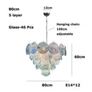 Modern Vintage Glass LED Pendant Light for Bedroom Living Room by Ljojo
