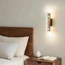 Ljojo LED Wall Lights for Home Dining Stair Bedroom Stone Wood Wabi Sabi Sconce