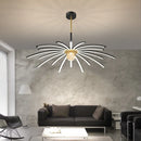 Ljojo 24-Head LED Chandelier Ceiling Lamp Aluminum Strip Lighting