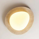 Cream Style Ceiling Light Fixture | Japanese Wabi Sabi Retro Master Bedroom Lamp by Ljojo