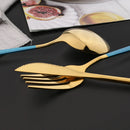 Ljojo Mirror Silver Stainless Steel Cutlery Set - 12Pcs Western Dinnerware Kitchen Utensils