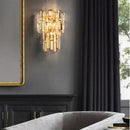 French Living Room Crystal Wall Lamp Modern Staircase Simple Hallway Bedroom Hotel Bedside Home Decor Lighting Fixtures - Ljojo
