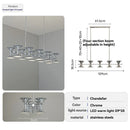 Ljojo Bauhaus Cups Design LED Pendant Light High-end Metal Chandelier Fixture