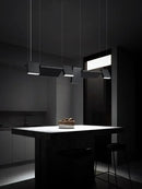 Modern Rotatable LED Pendant Light for Dining Rooms Bars. Black Office Art by Ljojo.