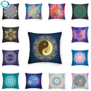 Ljojo Mandala Decor Cushion Cover - Exotic Style Sofa Pillowcase, 45X45CM