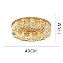 Ljojo LED Crystal Ceiling Lamp: Modern Home Decor Atmosphere Lighting