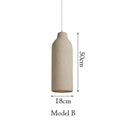 Ljojo LED Pendant Lamp: Modern Wabi-sabi Style Chandelier for Kitchen, Living Room, Restaurant