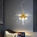 Modern LED Chandelier: Round Tube Ceiling Light for Living Room by Ljojo