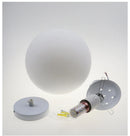 Ljojo Modern Gold Acrylic Ball Pendant Light for Bedroom and Bar Decor
