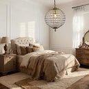 Nordic Round Crystal LED Pendant Light for Home Decoration by Ljojo