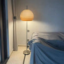 Yellow Acrylic Ball LED Floor Lamp Modern Chrome Stand for Living Room Decor by Ljojo