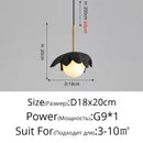 Ljojo LED Pendant Lights for Study Room, Bedroom, Bar, Living Room - Modern Indoor Chandelier