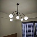 Nordic Designer Glass Chandelier Pendant Light Fixture for Living Room by Ljojo