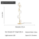 Ljojo Luxury Glass Floor Lamp for Elegant Living Space