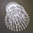 Ljojo Luxury K9 Crystal Chandelier Modern LED Pendant Light for Staircase and Home Decor