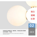 Glass Bubble Chandelier Hanging Light for Bedroom Living Room by Ljojo