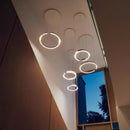 Nordic Designer Pendant Light: Round LED Chandelier for Dining Room by Ljojo