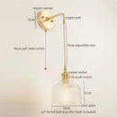 Ljojo Minimalist LED Wall Lamp with Pull Chain Switch