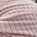 Couple Flannel Fleece Pillowcase Set, 120x48cm, Grey, Ljojo Brand