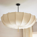 Cream Nordic Fabric Pendant Light for Living Room Dining Office Hotel - Ljojo