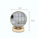 LED Light Mirror Painting USB Rechargeable Dimming Wall Artwork Table Lamp Decor by Ljojo