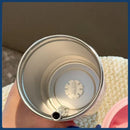 Ljojo 500ml Stainless Steel Thermos Cup with USB Charging - Portable, Double Drink Coffee Cup