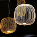 American Birdcage Villa Metal LED Pendant Light for Home Decor Chandelier by Ljojo
