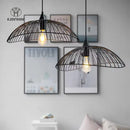 Linear Hat Pendant Light Chandelier for Dining Room by Ljojo - Modern Industrial Decorative Lighting