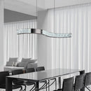 Ljojo LED Crystal Chandelier Ceiling Lamp for Indoor Living Room Lighting